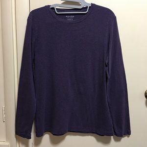 Dark purple long sleeve t-shirt